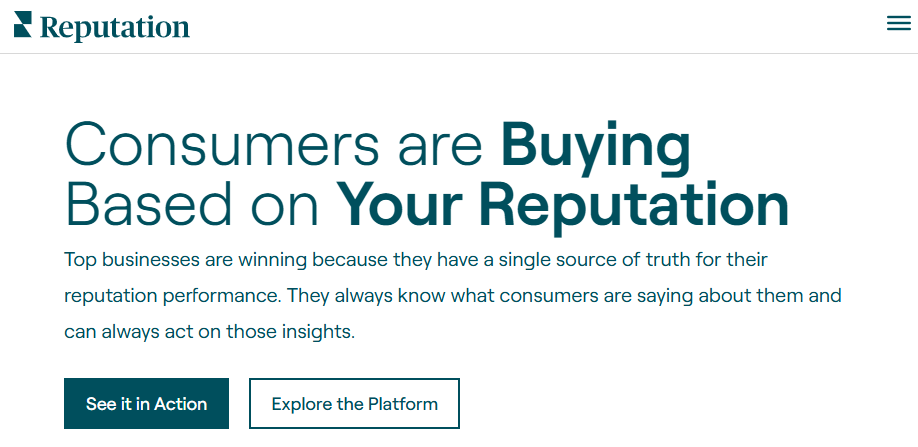 use reputation to monitor your reviews across business locations