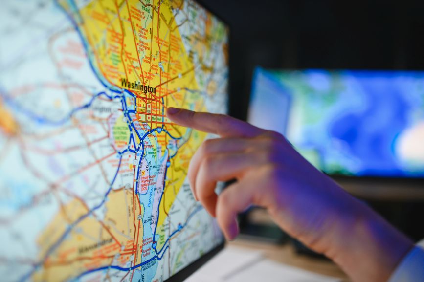 track local search visibility across map locations accurately